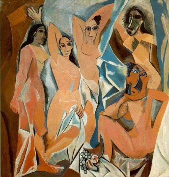  picasso - Les Demoiselles d Avignon The Young Ladies of Avignon 1907 Pablo Picasso